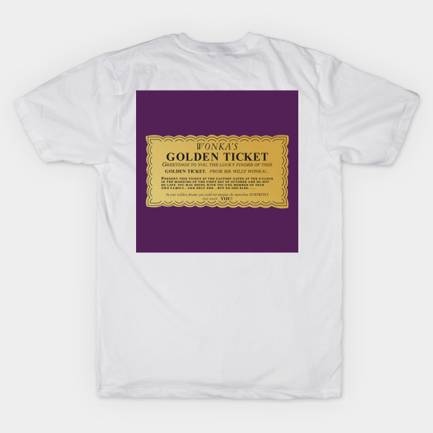 Willy Wonka's Golden Ticket by Gothenburg Print